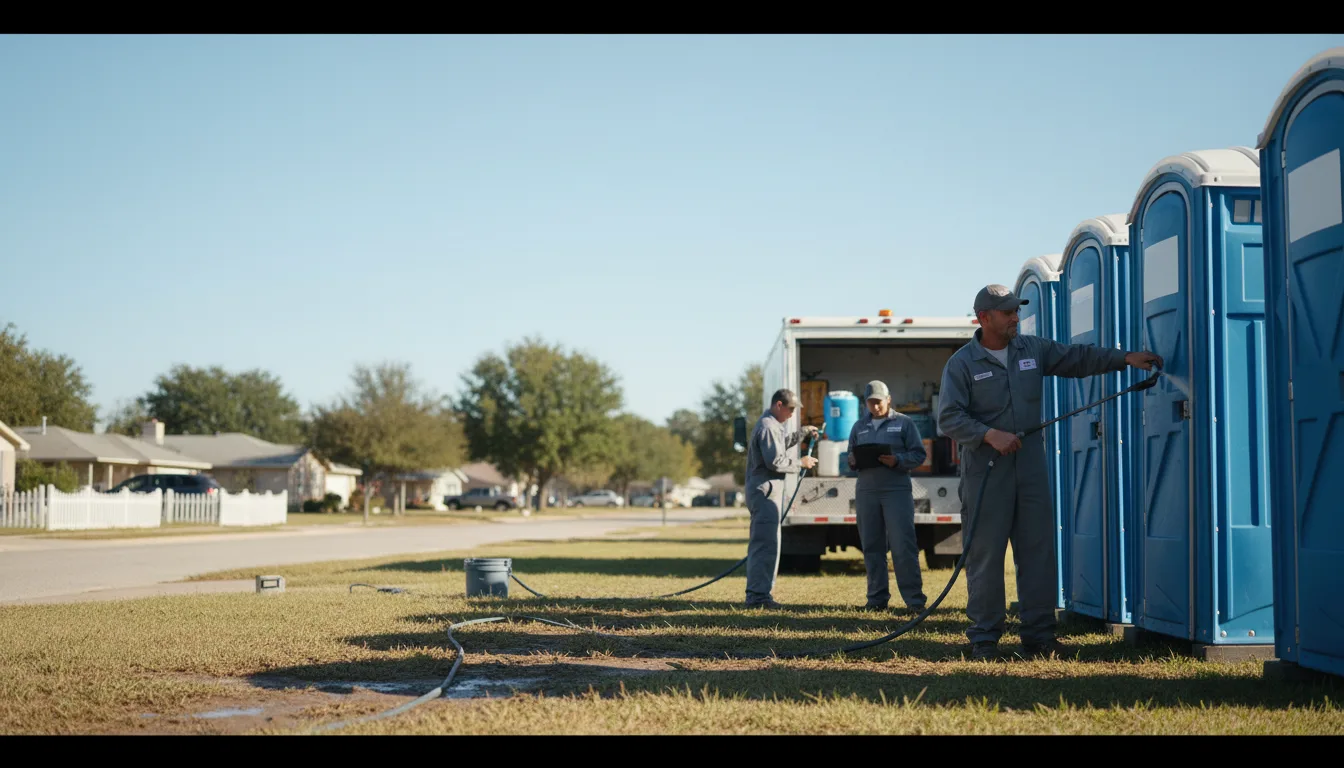 Long-Term Portable Toilet Rental in Ottawa Lake, MI near me